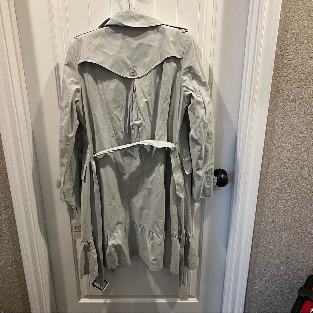 NWT Calvin Klein Stylish Gray Women's Trench Coat